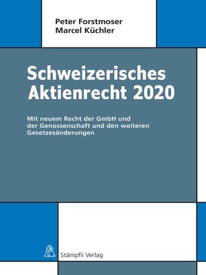 cover image of Schweizerisches Aktienrecht 2020